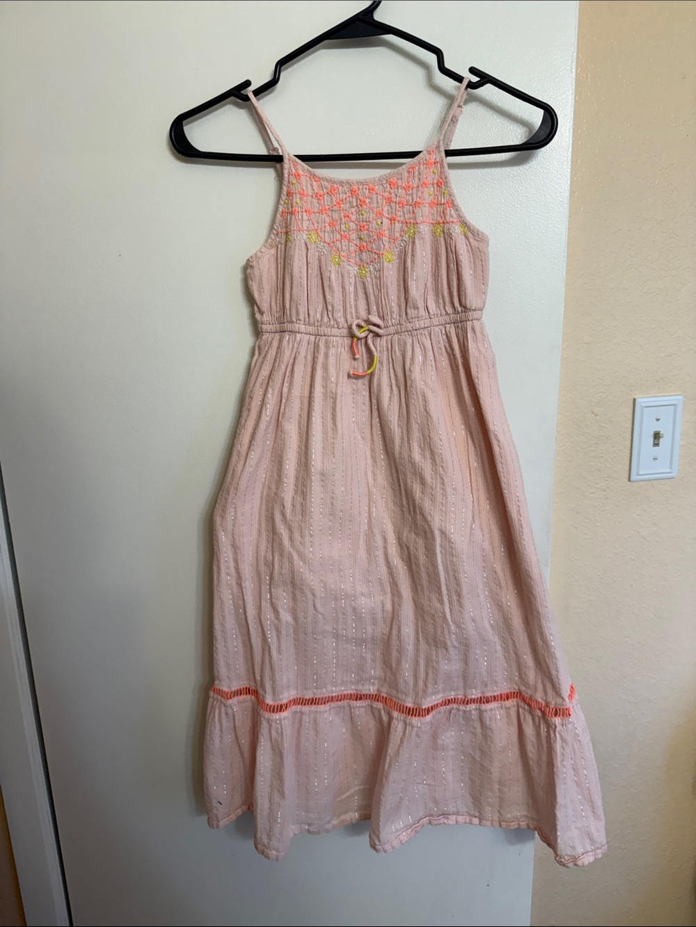 Cat & Jack Light Pink Embroidered Eyelet Sundress